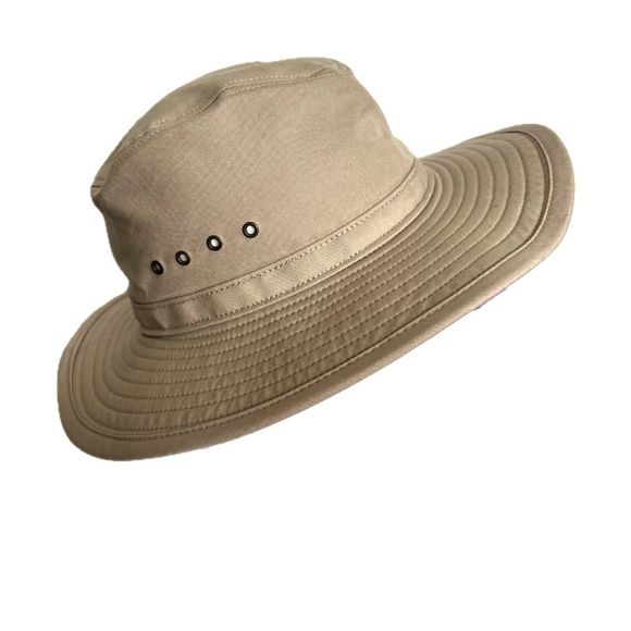 Filson Bucket Hat Sz M Desert Tan Outdoor Fishing Hiking 100% Cotton USA Packer - Picture 3 of 12